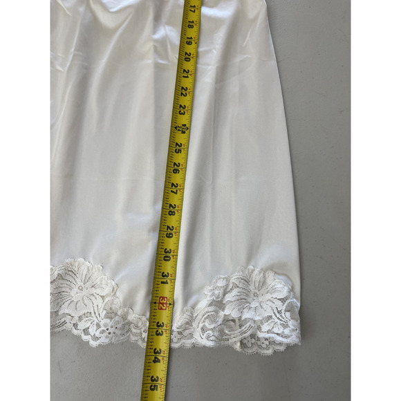 Vtg Y2K 90s Fairy Ballet Coquette Lace Romantic Slip Babydoll Dress 34 Angelic - Picture 11 of 12